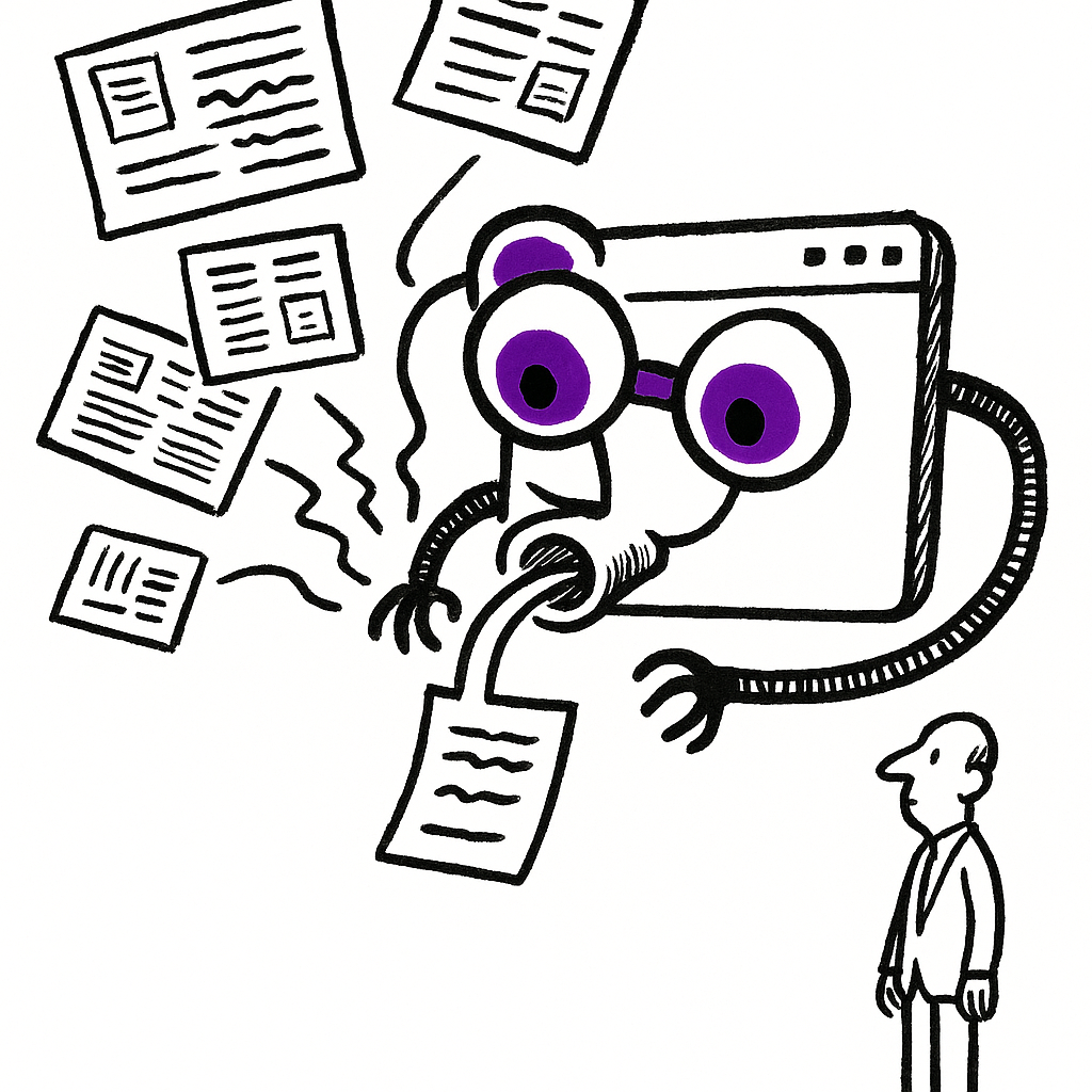 Agentic browsers reading and summarizing content