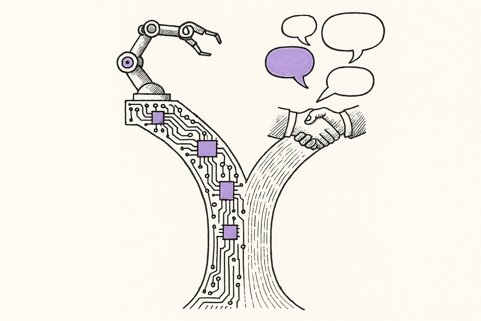 The Organic Growth Paradox: When AI Adoption Meets Human Connection