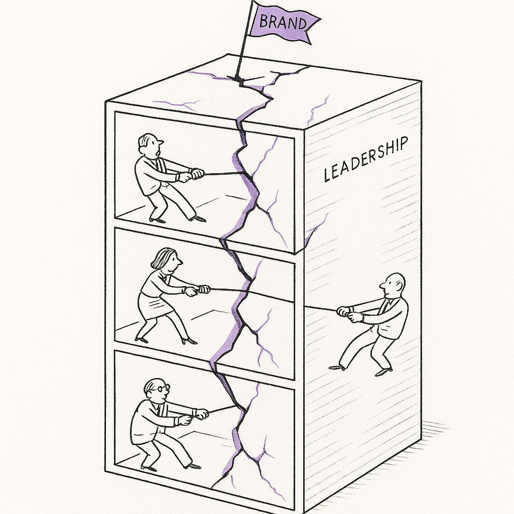 Brand growth failure stems from internal organizational problems not market conditions